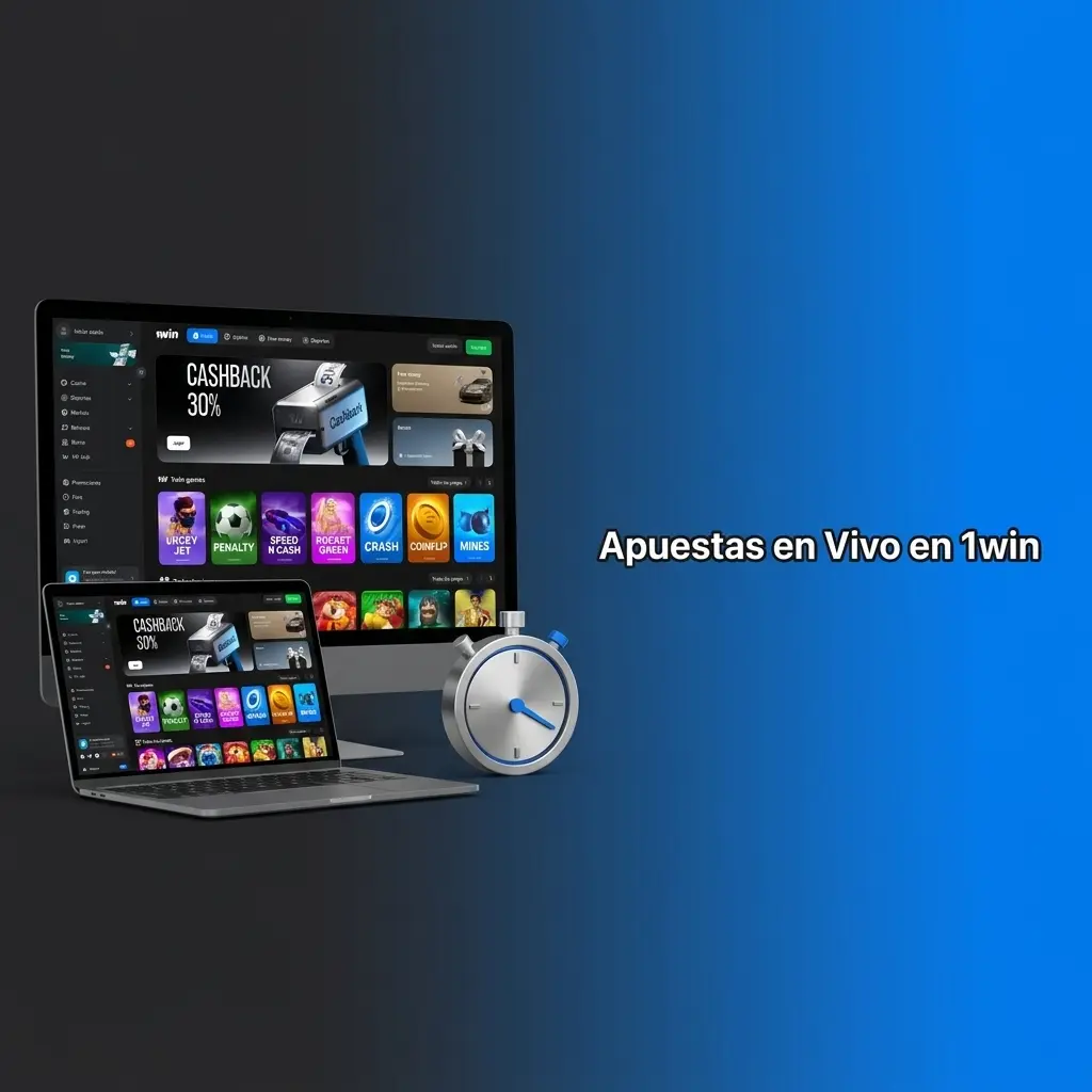 Sección de apuestas en vivo de 1win con estadísticas en tiempo real, cashout y más de 30 deportes disponibles