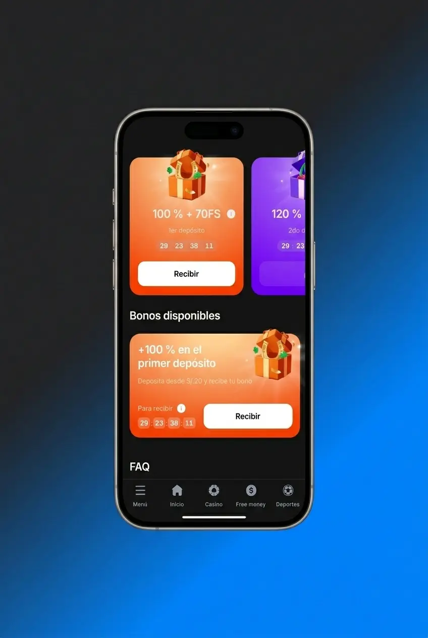 Pasos para registrarse y depositar en 1win Casino Perú desde 4 USD con bono del 100%