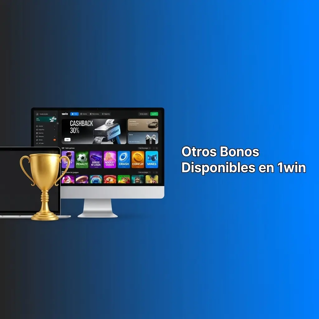 Otros bonos de 1win: cashback, recarga, apuesta combinada, pago anticipado y torneos de slots